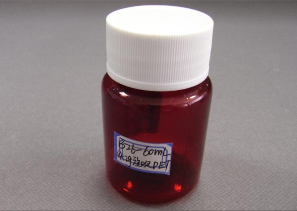 Solid Plastic Medicine Bottles , Dark Brown 60g Tea Plastic Capsule Bottles