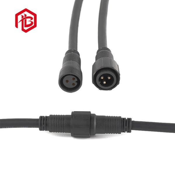 IP68 M19 Nylon Encapsulado Homem e Mulher Conector de Cabos à Água