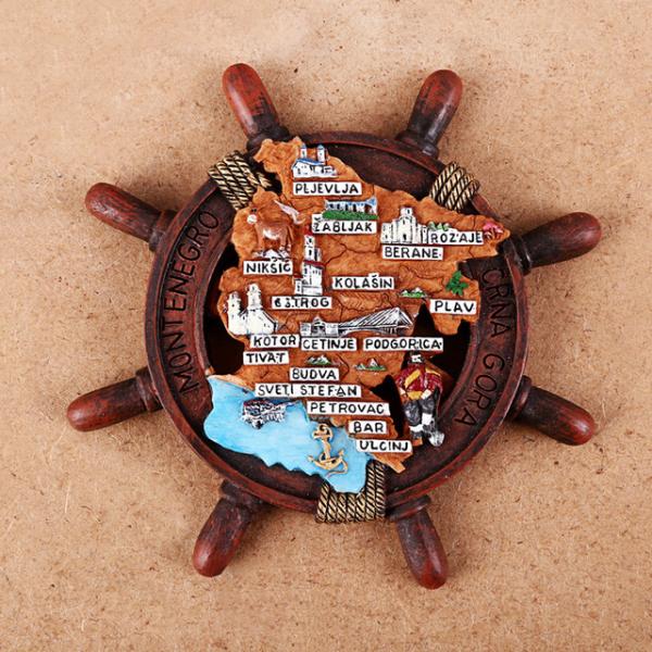 Resin coratia fridge magnet Cute Nautical Anchor souvenir Coratia Souvenir Gift Home Decoration