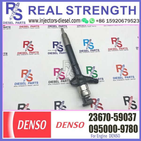 Дизельный распылитель форсунки 23670-51031 23670-59037 09500-9780 топлива коллектора системы впрыска топлива inyector на крейсер 200 V8 земли Тойота