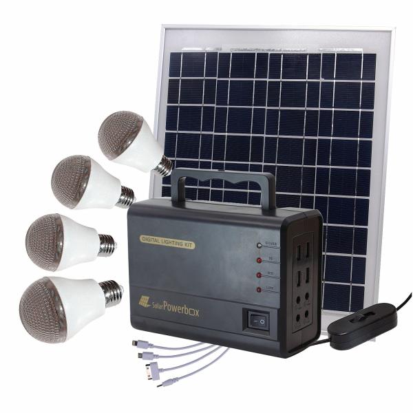 Outdoor Camping Solar Panel Light Bulb Kit  325×225×18 Mm 3KG Weight