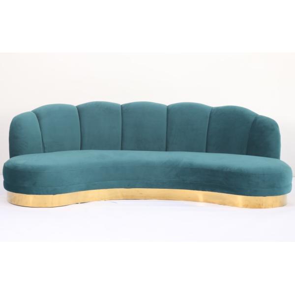 215x80x88cm European Modern Tufted Sofa For Living Room Furniture