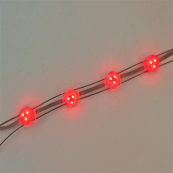 Permanent Holiday Lights Led Aluminum Track Lighting 40mm DC24V SMD3535 120° Viewing Angle