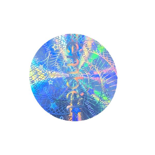 Rainbow Effect Custom Hologram Stickers Waterproof Anti Counterfeit