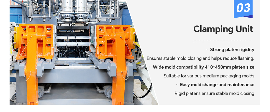 Automatic 5 Liter HDPE Container Making Machine with Long Service Life Extrusion Blow Molding Machine