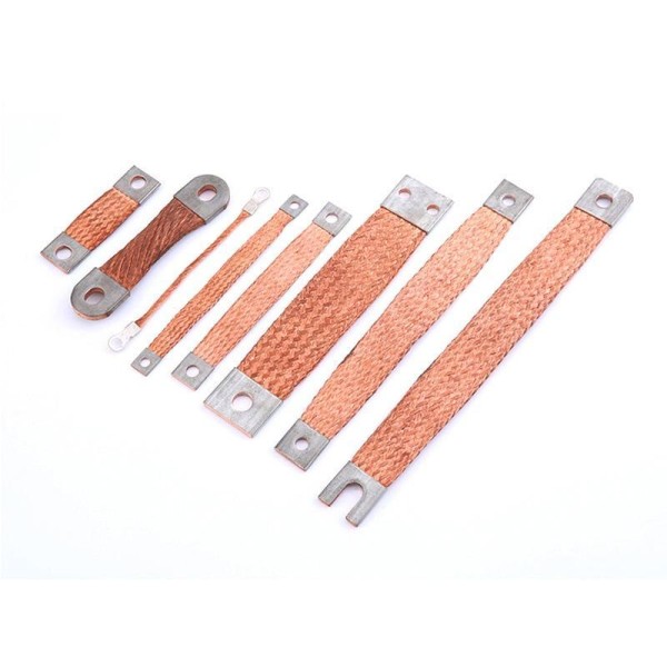 Copper Braid Flexible Grounding Strap For Battery And Power Systems