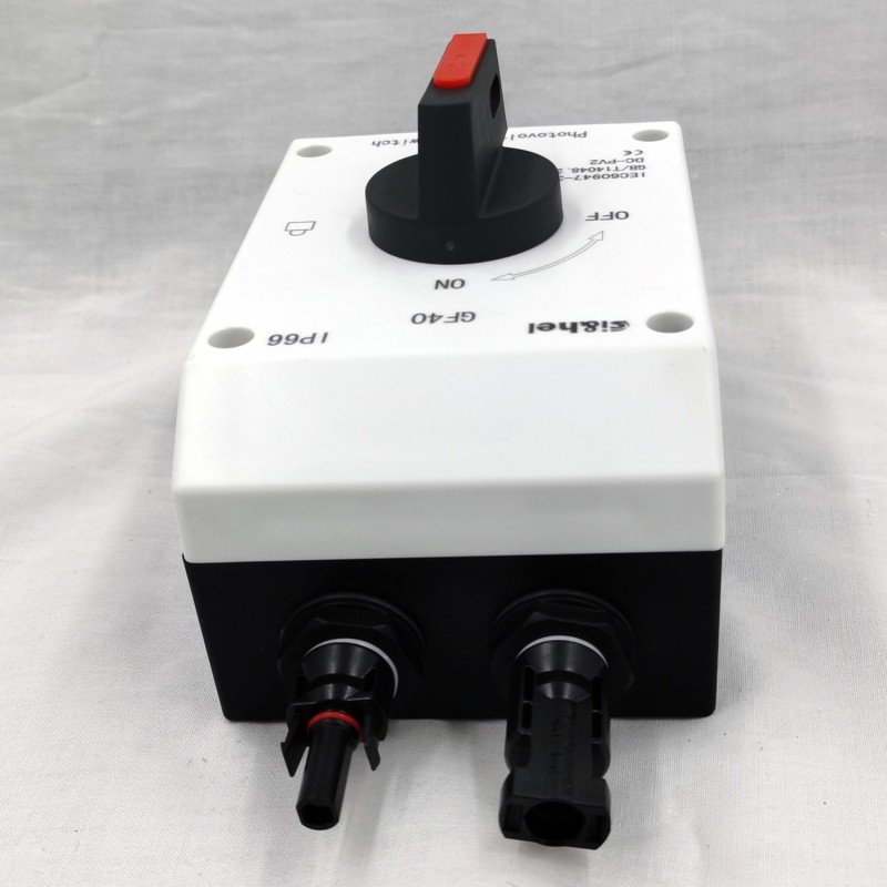 32A 4-Pole Solar 1000V DC Isolator Switch Waterproof IP66 Low Voltage Disconnectors for Photovoltaic Main Switches for Solar