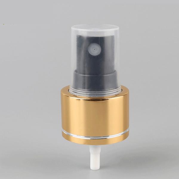Perfume Aluminum Gold Black Fine Mist Sprayer 24/410 28/410