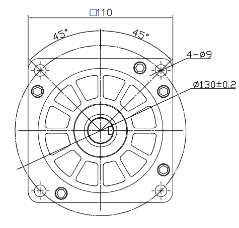 motor sin cepillo industrial trifásico de 3000rpm 1.5kw 310VDC