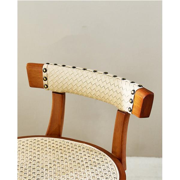 Kitchen Oak Cafe Bar Stools Ash Wood Stool Rattan With Back Support