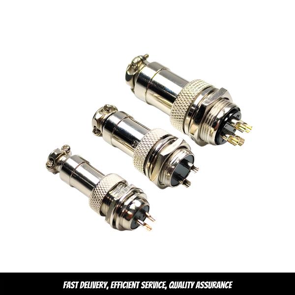 Circular Aviation Connectors Solder Panel Mount Socket PCB Male Female Connectors
