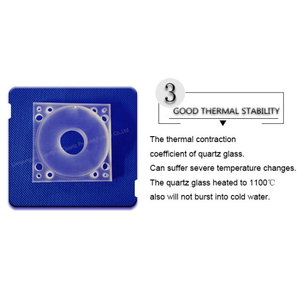 Трубка процесса кварца электрического света, конюшня термального удара элемента обогревательной трубы