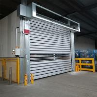 Portes de sécurité industrielles sectionnelles à roulement arrière haute vitesse