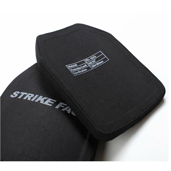 Керамический военный баллистический панцырь вставки PE плит выравнивает 3 пуленепробиваемых плиты