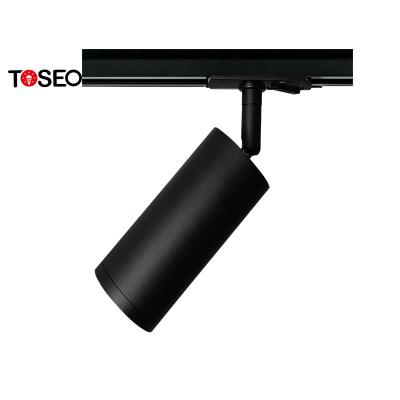 A trilha do teto do diodo emissor de luz do ouro de 4 fios ilumina o alumínio GU10 puro com adaptador 220V