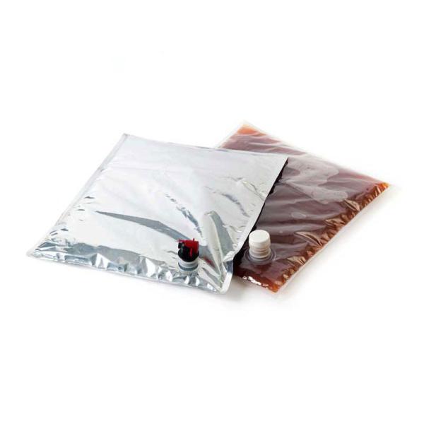 Customized Logo Print Valve 2L 3L Liquid Filler Wine Bag In Box Packaging