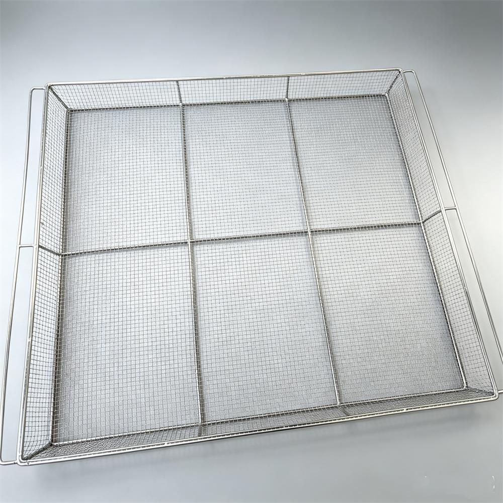 Food Grade 304 316 Stainless Steel Electro Galvanized Wire Mesh Tray with Quick Connect Coupler for Cable Management