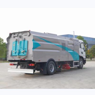 100 Km/H Mini Foton Vacuum Road Sweeper Truck para limpeza completa 95Hp caminhão de varredura
