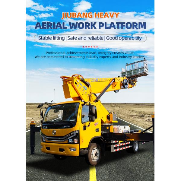 Платформа гидравлического подъема тележки 32м установленная тележкой воздушная рабочая платформа