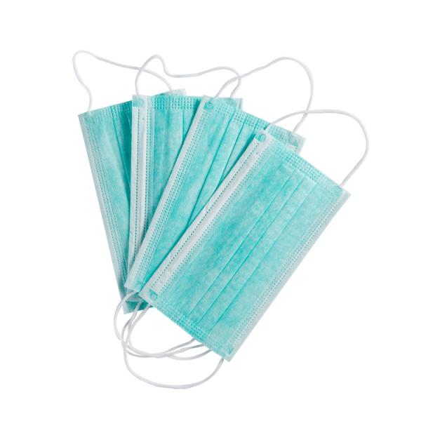 Custom Disposable Non Woven Face Mask With Ear Loops Antiviral Beauty