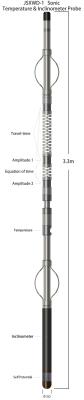 125-555μS/M Sonic Temperture Inclinometer Probe With Pt100 Sensor
