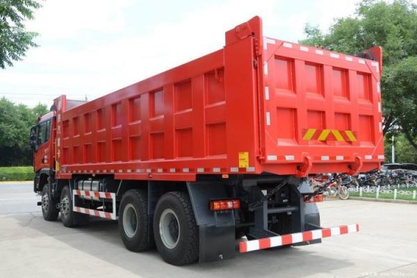 8m Cargo Tank Length Shacman X3000 8X4 460 HP Dump Truck with 2 Reverse Shift Numbers