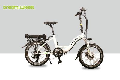 TUV EN15194 Battery Powered Folding Bike 36V 10Ah Li Ion Battery