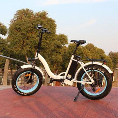 Foldable 20 Inch Fat Tire Electric Bike Wattage 351 - 500W Voltage 48V For Girls