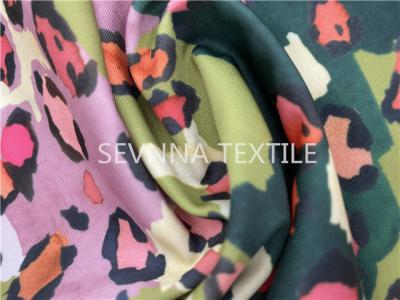 Imprimir do leopardo de Digitas da tela das caneleiras do estiramento de Oeko Tex funcional