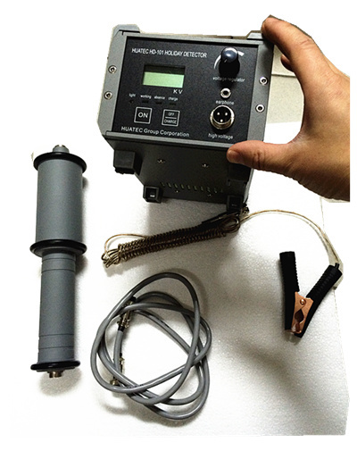 HD-101 Portable Holiday Detector Spark Alarm NDT Pinhole Thin Coating Defect Detector for Metal Concrete Protective Layer Testing