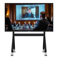 Tableau blanc interactif intelligent avec fonctionnement Android Windows sans couture, résolution 4K 3840*2160 et design d'apparence personnalisable
