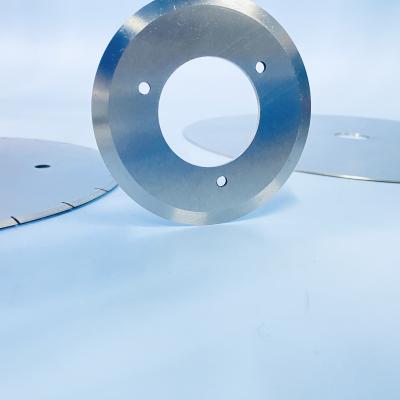 Custom Tungsten Steel Tape Slitting Blade Round Blade for Cutting Adhesive Tape Plastic Pipe and Film