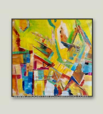 5cm Modern Canvas Geometric Abstraction Paintings For Living Room Decoration