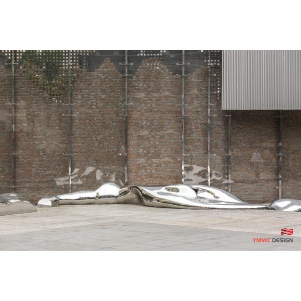 Outdoor Stainless Steel Landscape Sculptures for Customer Size Metal Art Installations