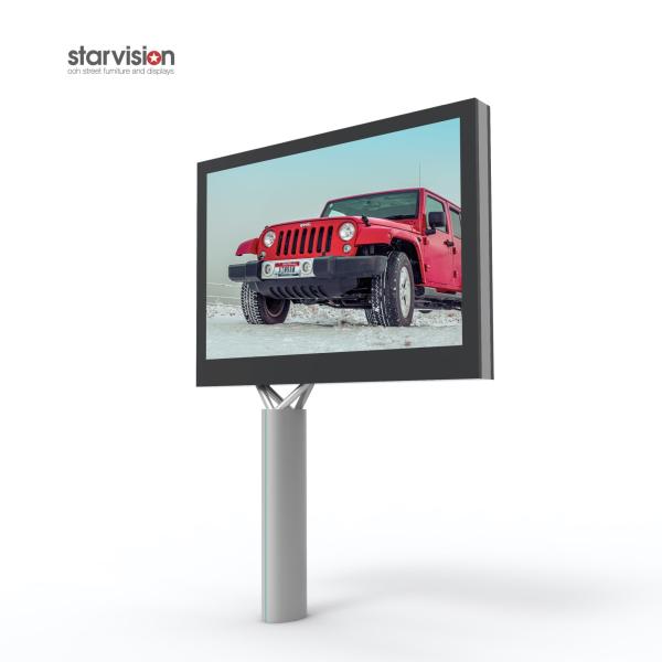 Weather Proof Advertising Light Board / Anticorrosion Roadside Advertising Board