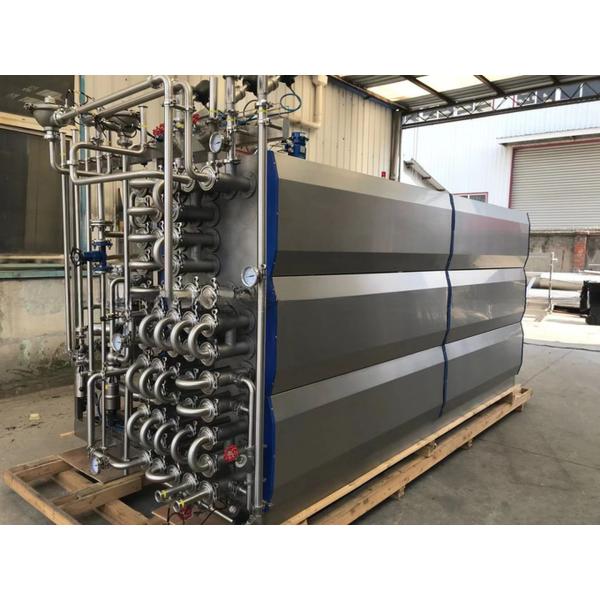 100% Honey Milk Beverage Tubular Sterilizer for Milk Processing Top Performance