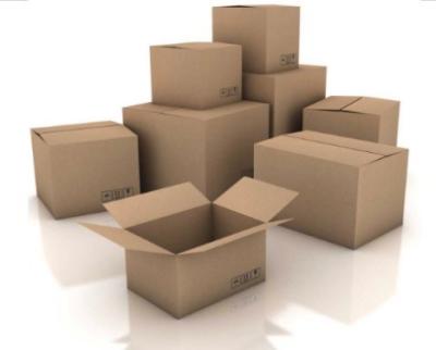 Brown corrugated paper shipping packaging box for different size