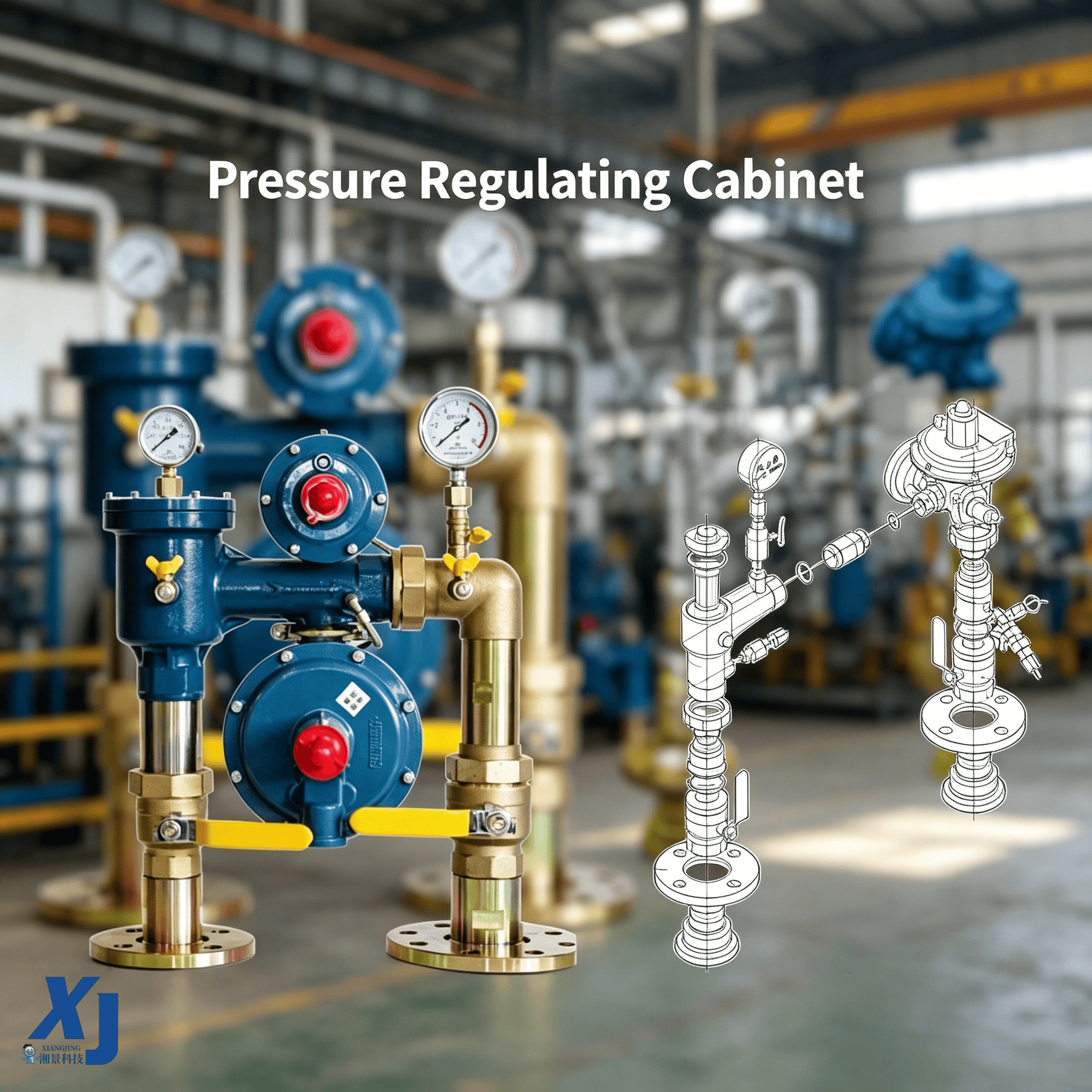 China Gas Pressure Regulator CHTA CHTB CHTC CHTD CHTF Building Pressure Regulating Box District Pressure Regulating Cabinet