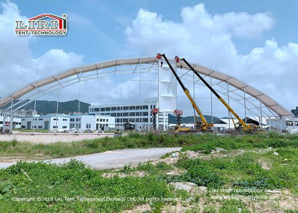 UV Resistant Outdoor Exhibition Tents / Polygon Roof Festival Marquee Tent, big clear span polygon tent for exhibition
