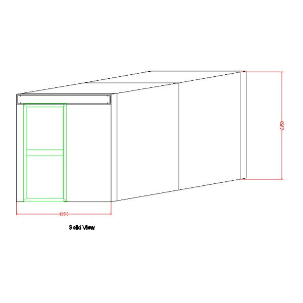 Прямо через покрашенный стальной ливень воздуха чистой комнаты с нержавеющей сталью 304 двери