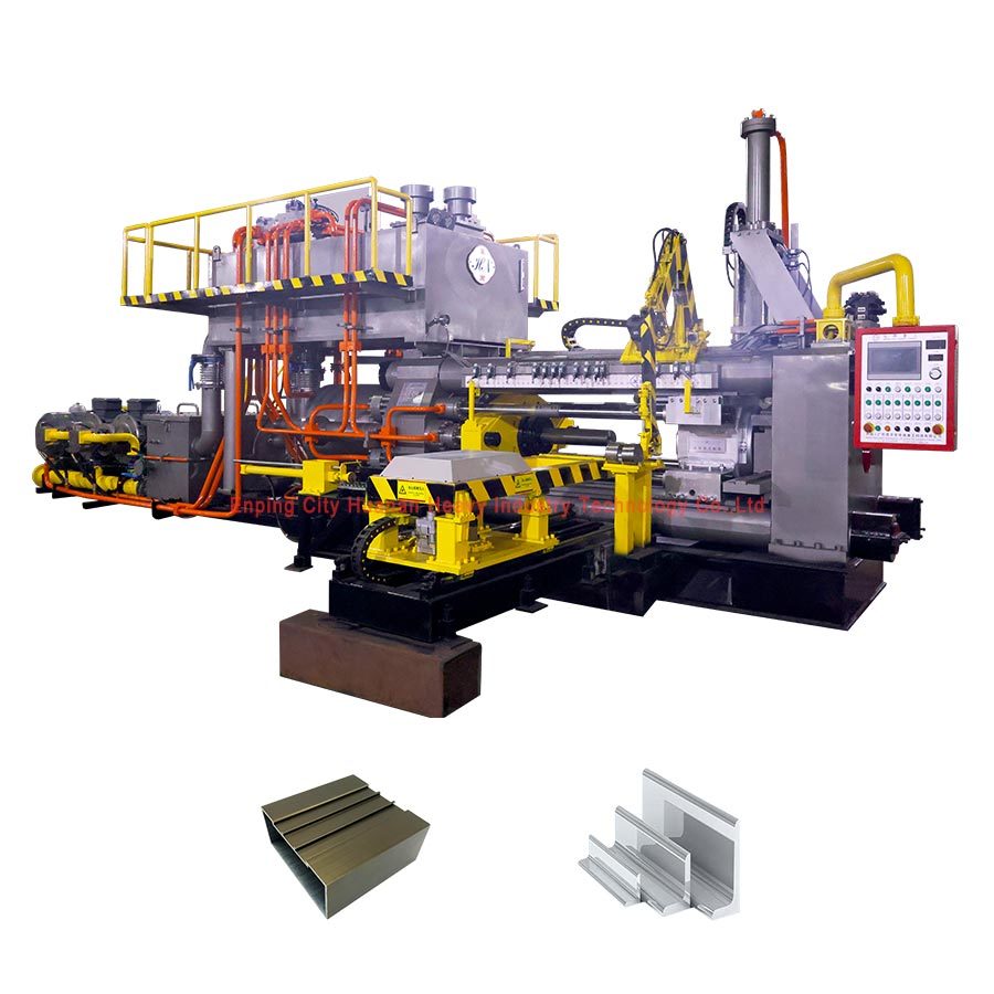 High Efficiency Extruding 1100T Aluminum Profile Extrusion Machine With Servo Motor