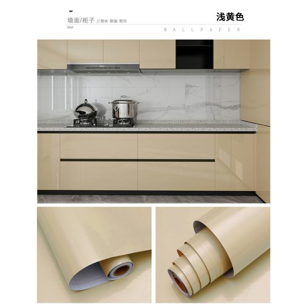 Easy DIY Installation Oil Proof Wallpaper Sticker for Entertainment Furniture Decoration