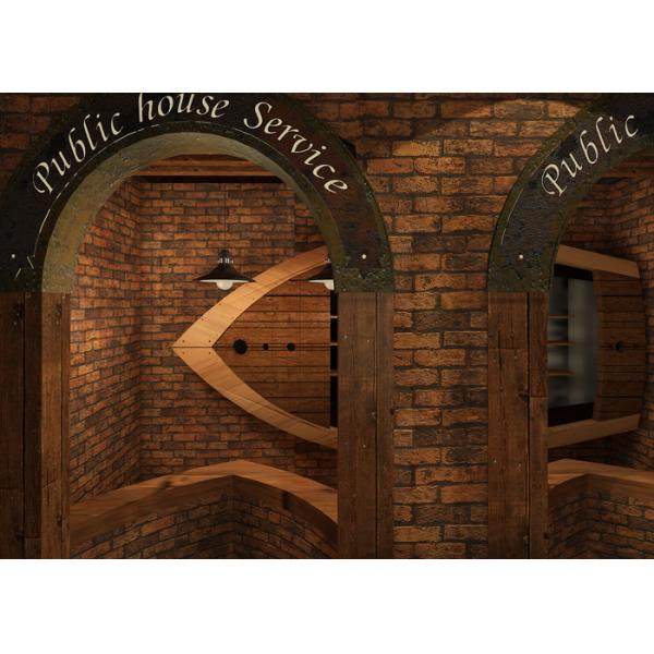 Вашабле обои влияния кирпича 3Д/обои голого кирпича с материалом винила Эко дружелюбным