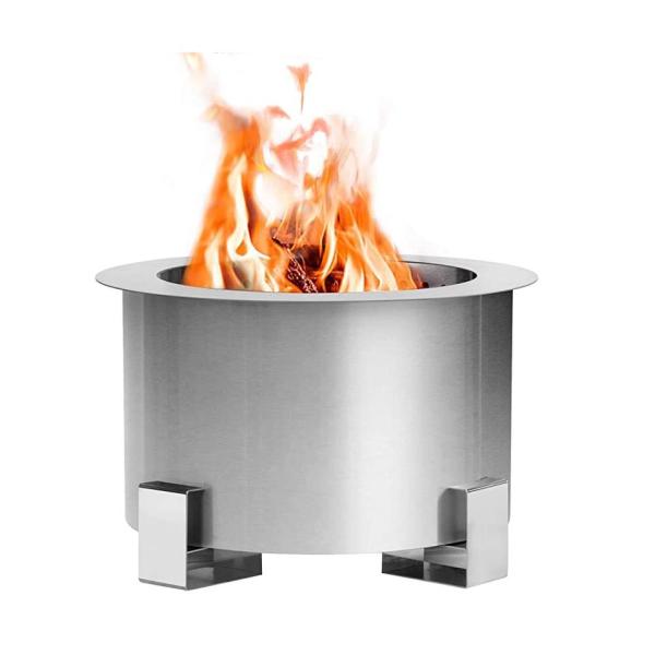 304 hoyos portátiles de acero inoxidables del fuego de AGA Outland para acampar del carbón de leña