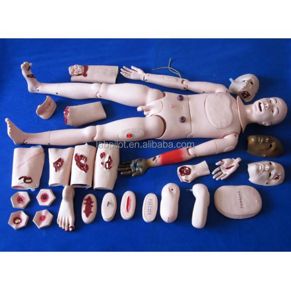 Comprehensive Nursing Mannequin for Trauma Care and Wound Management in Human Life Size