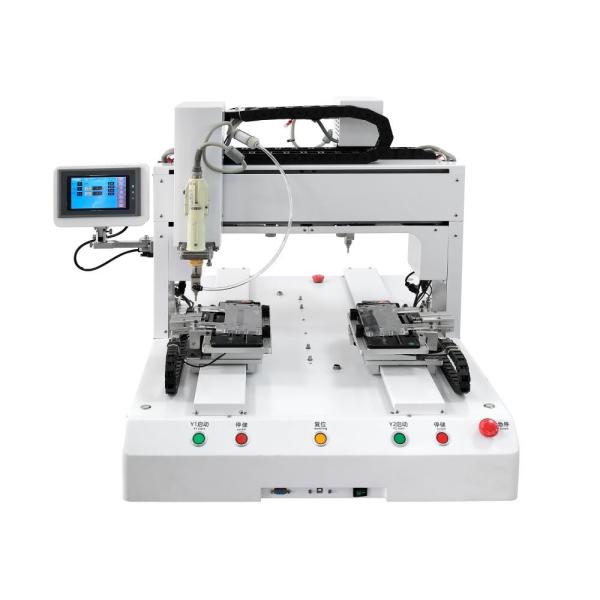 Máquina de aperto de parafusos automática de 4 eixos M1-M8 com sistema de alimentação por parafuso