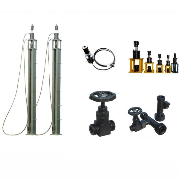Tank Hydraulic Chuck Type Jacks With Max Height 400mm