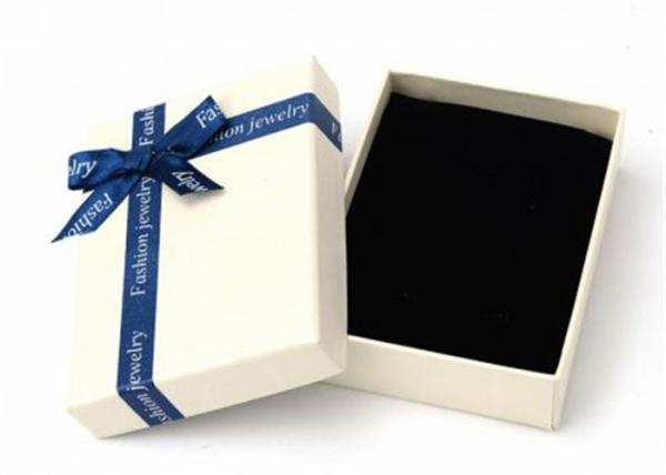 Fashional Small Jewelry Gift Box , Square Personalised Jewellery Box Eco - Friendly