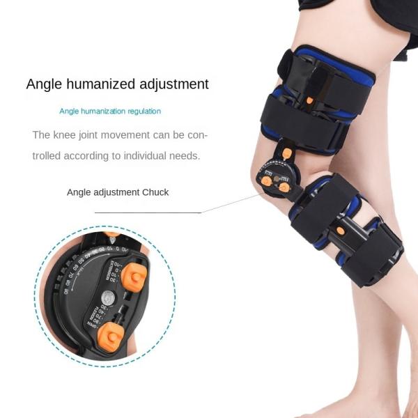 CE Certification Metal Adjustable Orthopedic Knee Brace for Rehabilitation Support