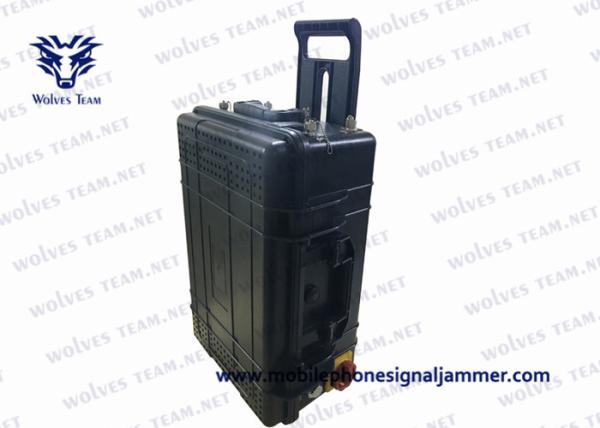 High Power Portable Vehicle Bomb Cell Phone Signal Jammer With DDS Convoy Jamming System